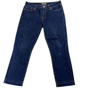 Tommy Hilfiger Skinny Jeans Womens 6R Dark Wash Stretch Denim Classic Casual Fit